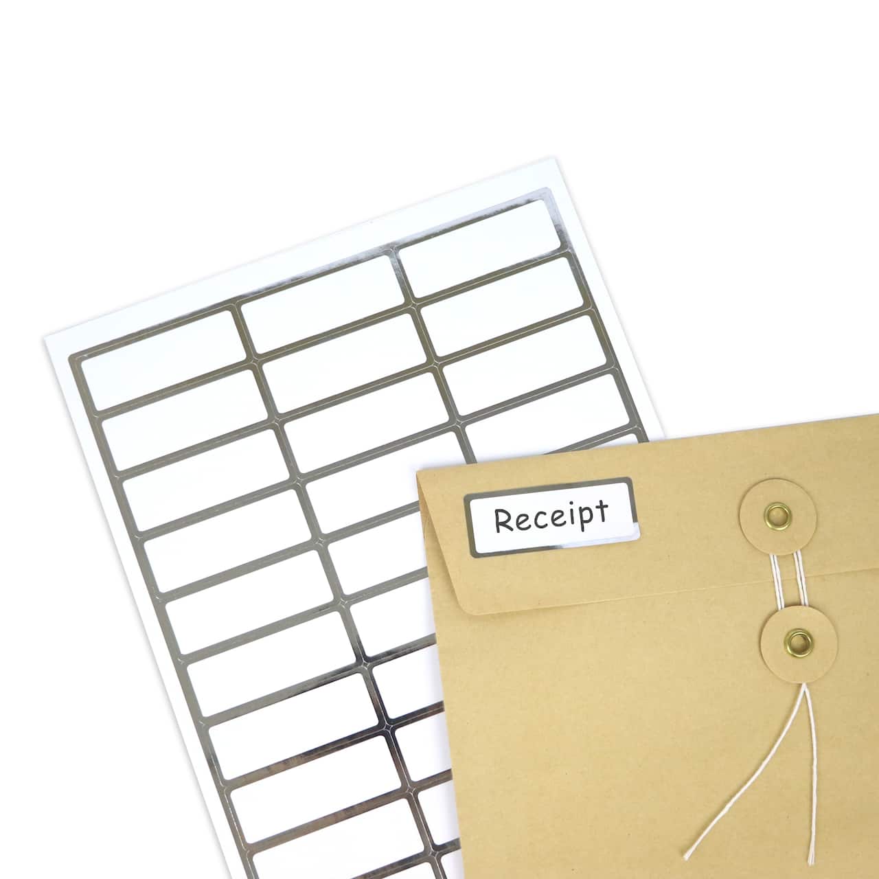 12 Packs: 240 ct. (2,880 total) Silver Foil Address Label Stickers by Recollections™